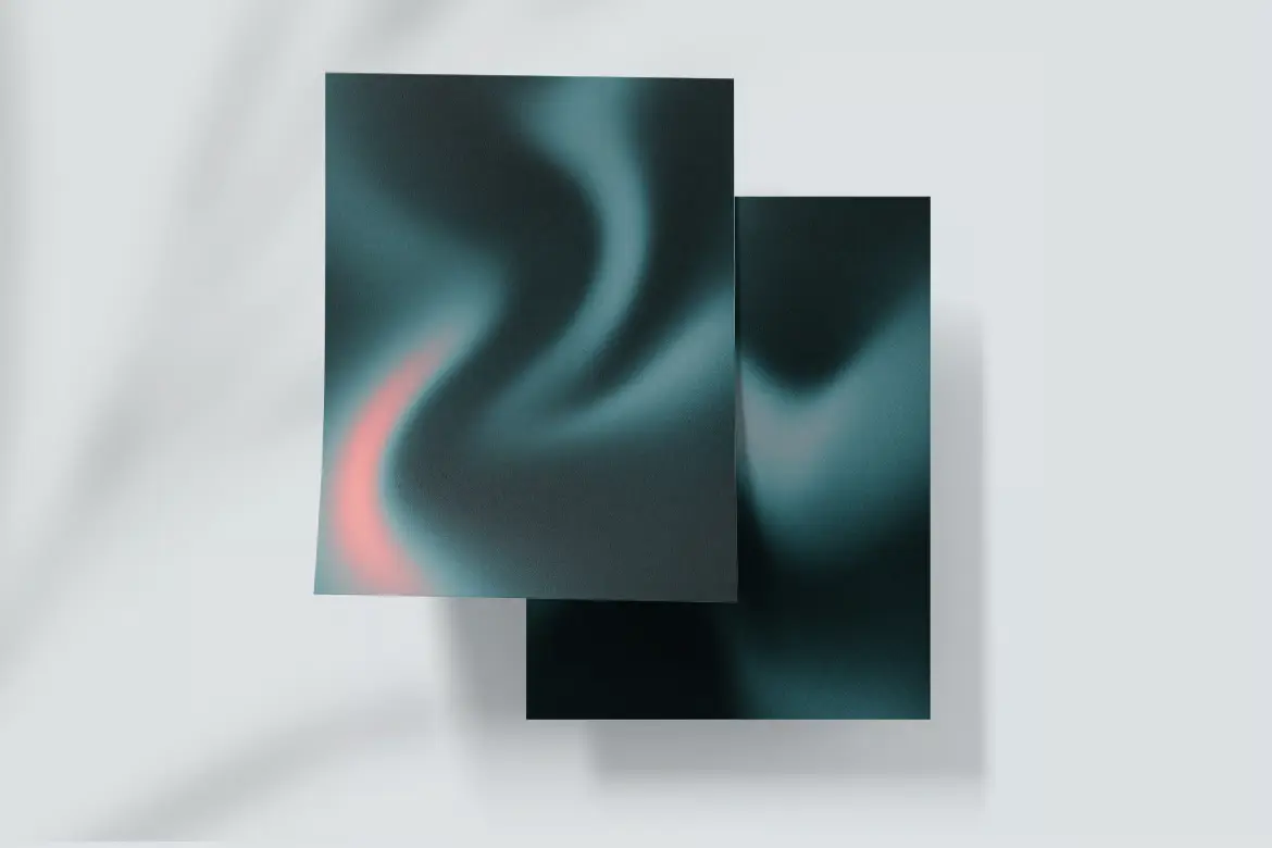 9套青绿色静谧背景JPG素材