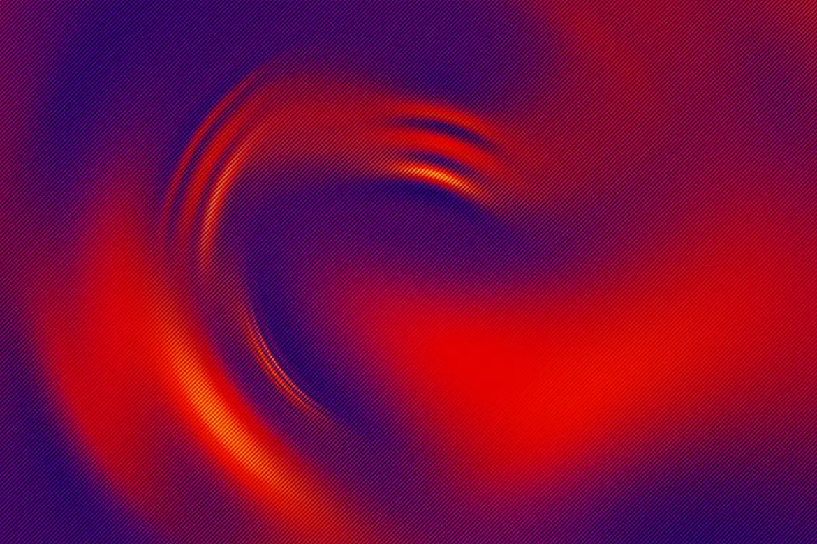 4套渐变抽象波浪复古纹理叠加背景JPG素材