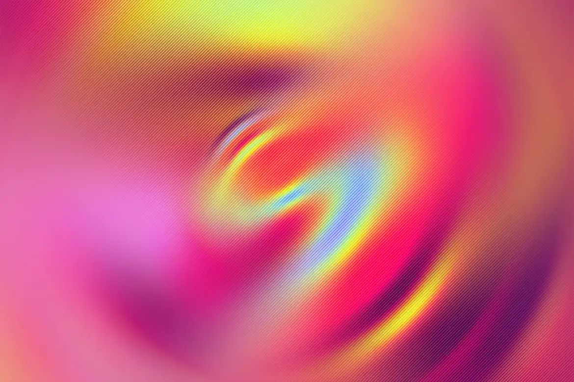 4套抽象模糊波浪手工质感背景JPG素材