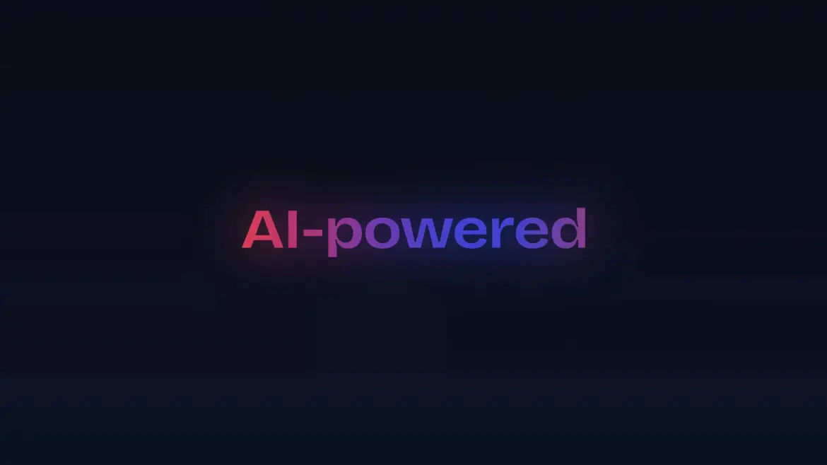 AI智能动态文字动画AE模板