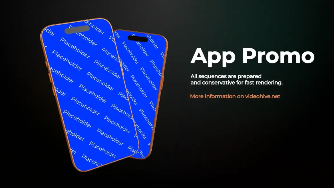 Phone 17 Pro 3D手机样机与APP演示AE模板