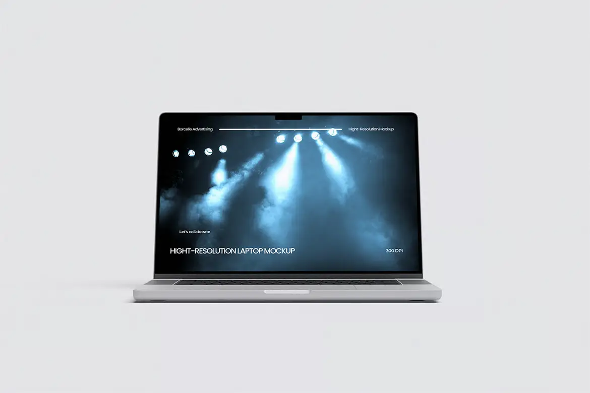 %title插图%num 4套笔记本电脑PSD展示模型