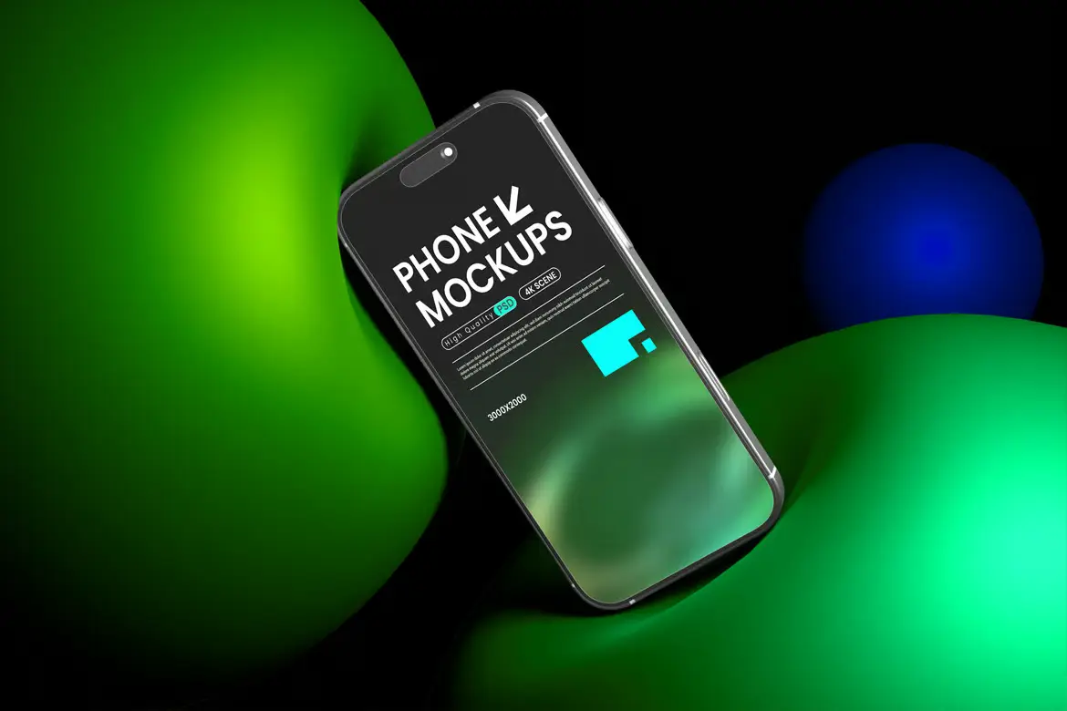 专业手机设计概念PSD模型