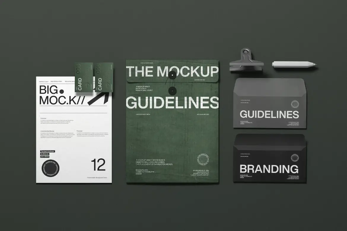 文具品牌VI模型PSD素材