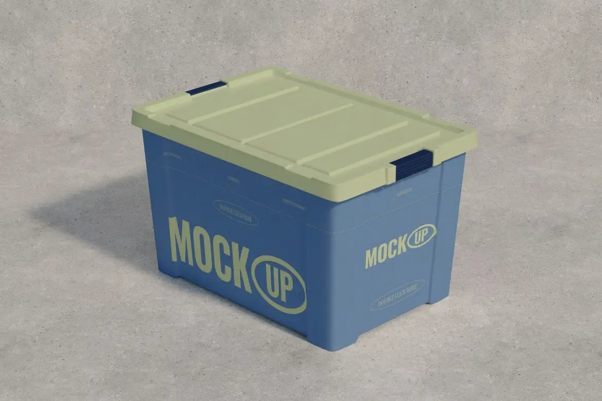 容器箱运输包装PSD模型