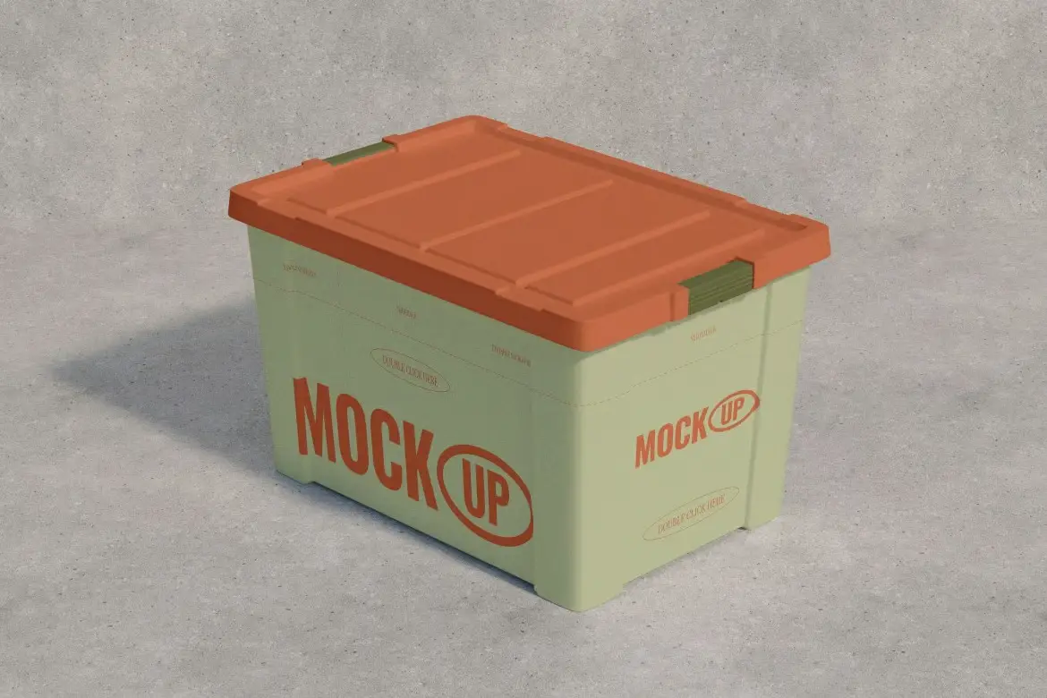 容器箱运输包装PSD模型