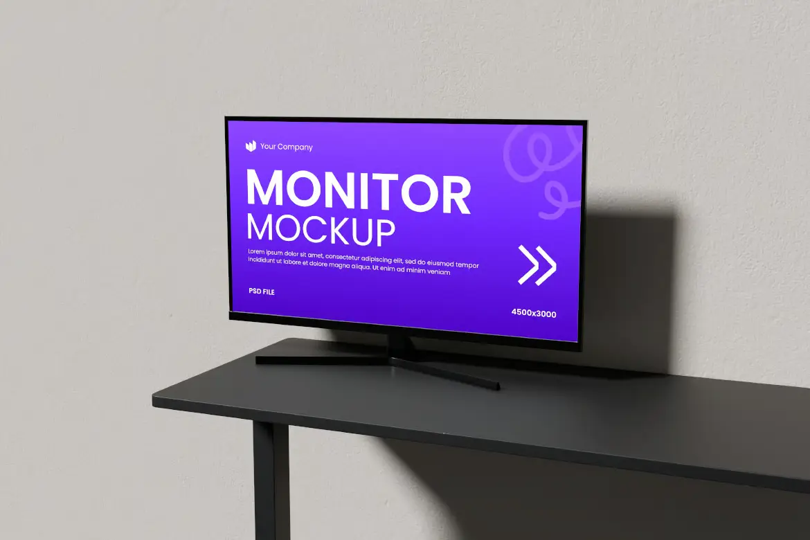 %title插图%num 4套显示器PSD展示模型