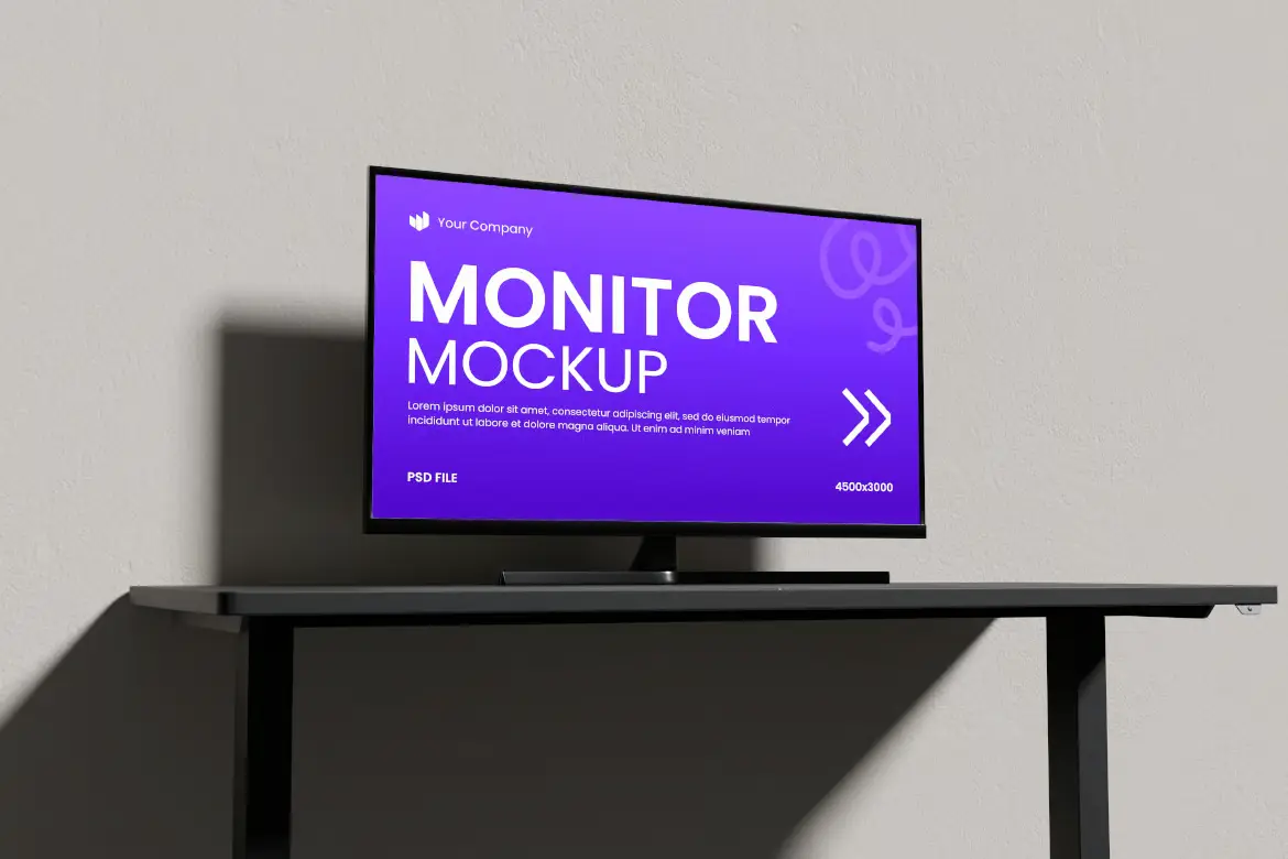 4套显示器PSD展示模型