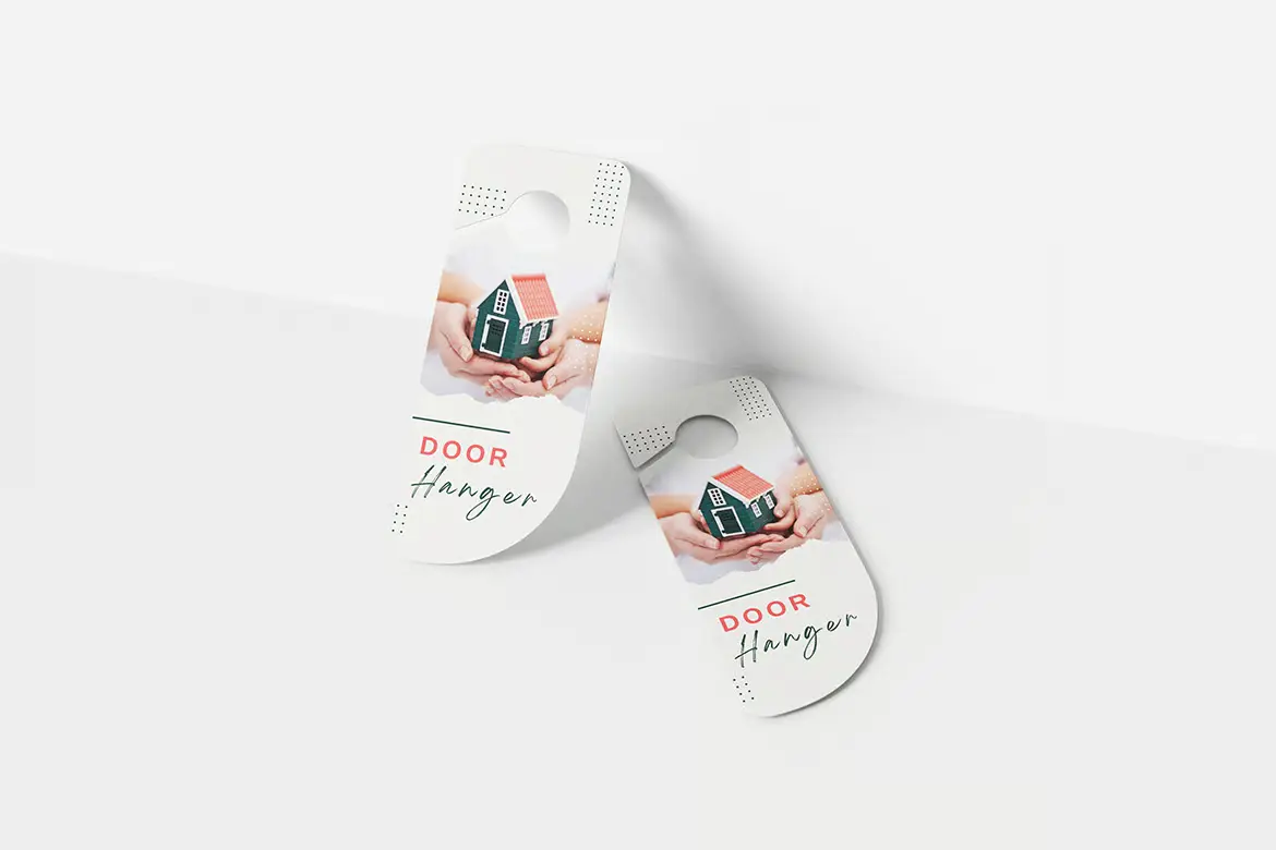 4套门挂模型PSD展示模型