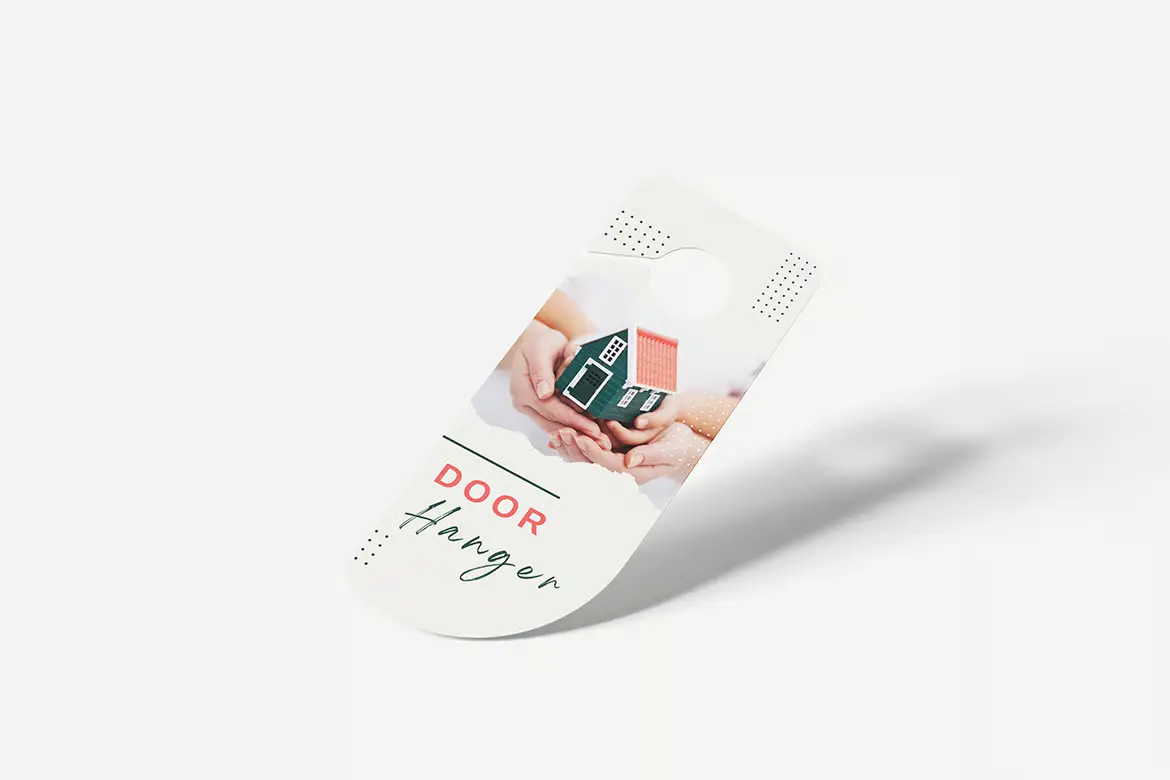 4套门挂模型PSD展示模型