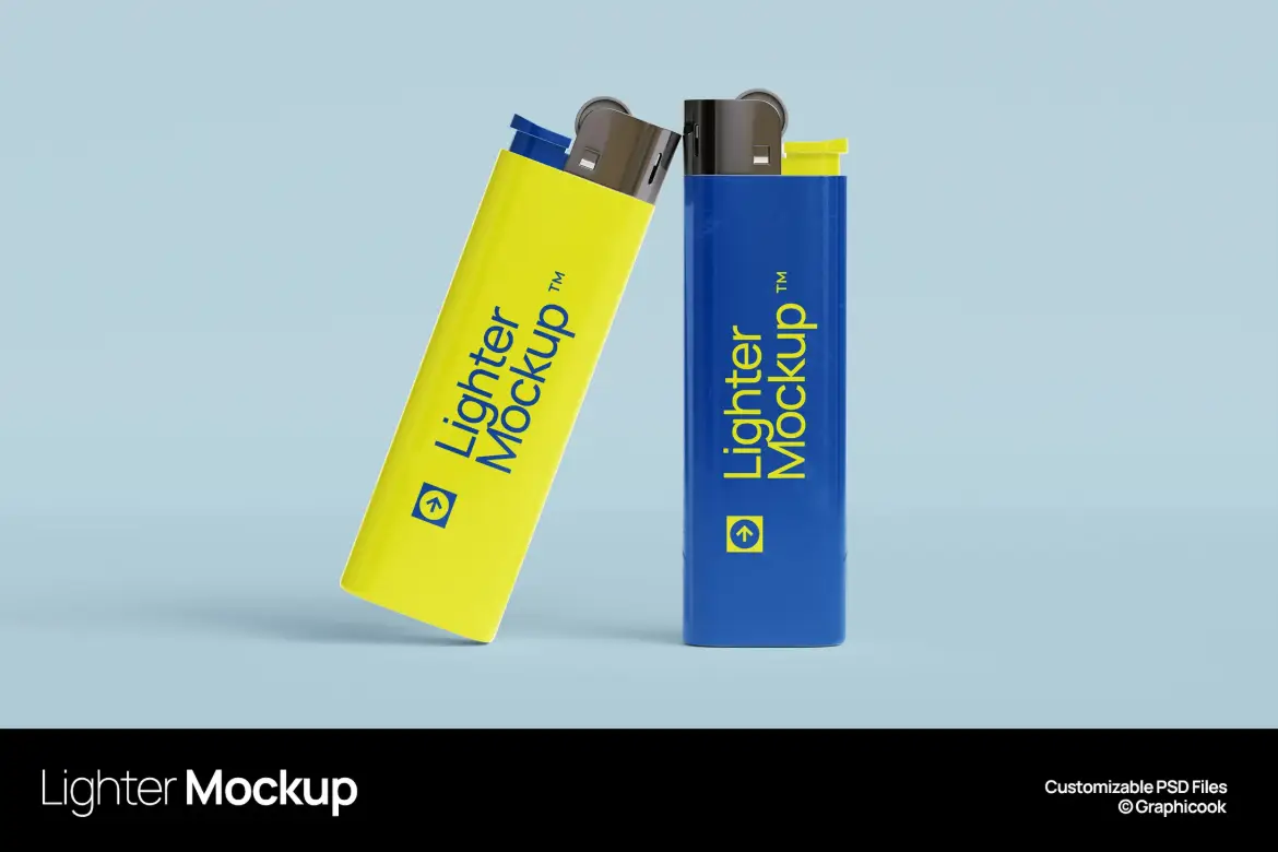 打火机模型PSD样机模板