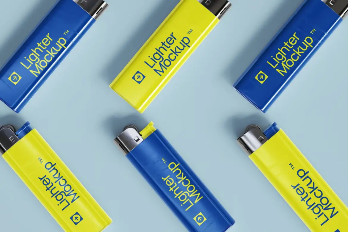 打火机模型PSD样机模板