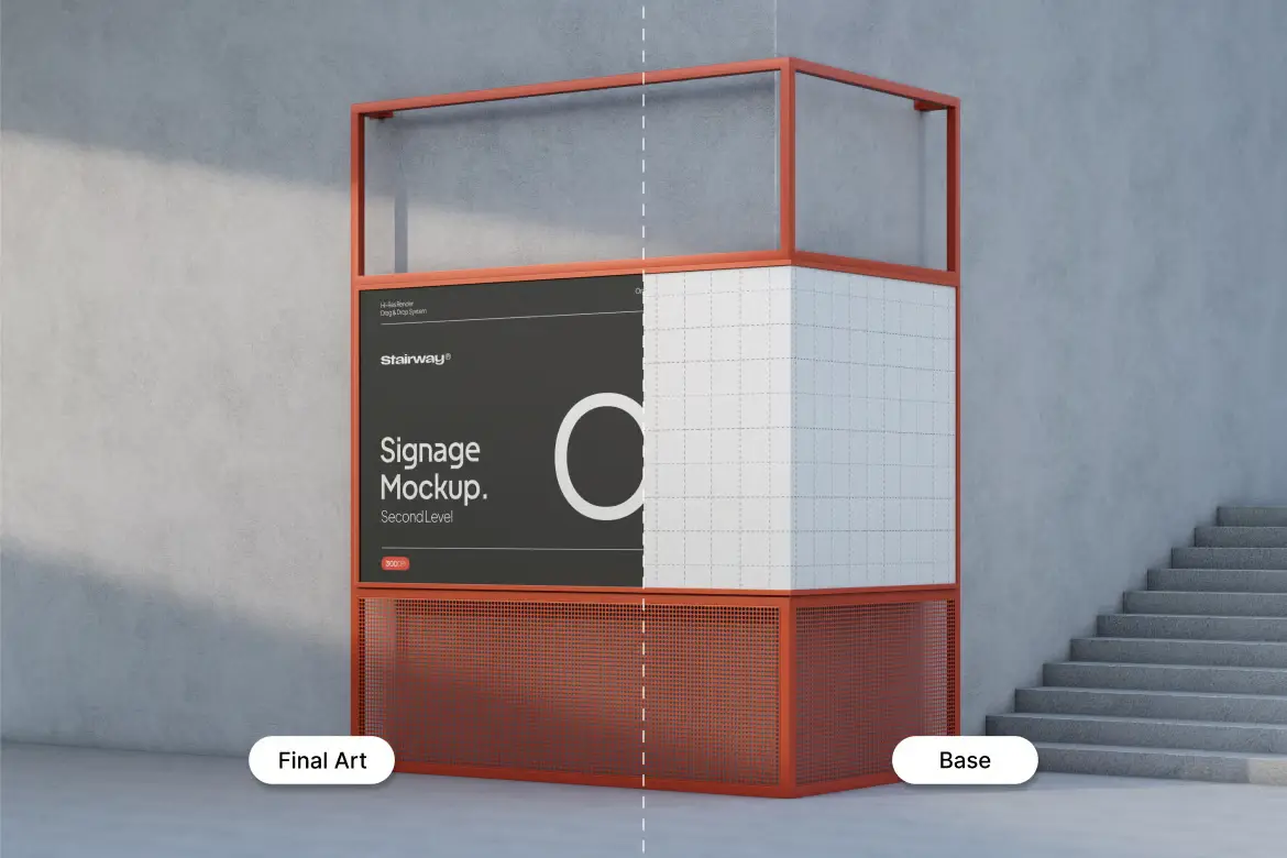%title插图%num 户外大型标识导向系统PSD模型
