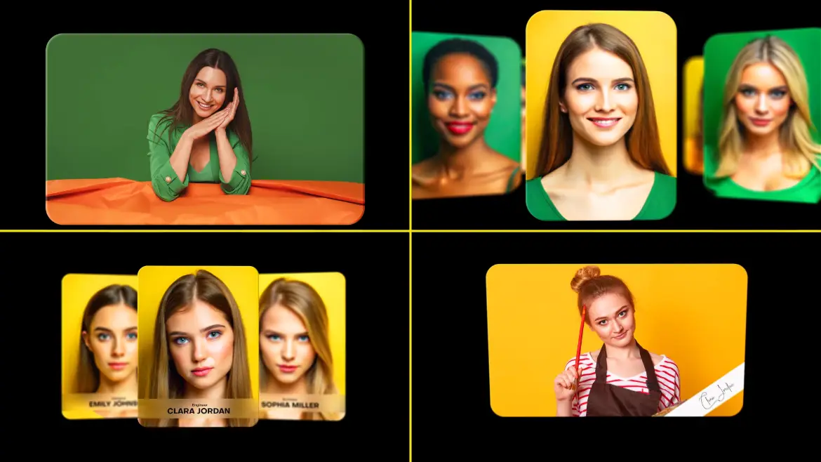 4K超清轮播幻灯片AE模板