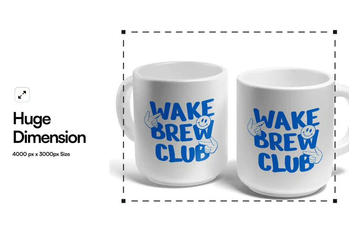 %title插图%num 6款高分辨率马克杯样机PSD模板