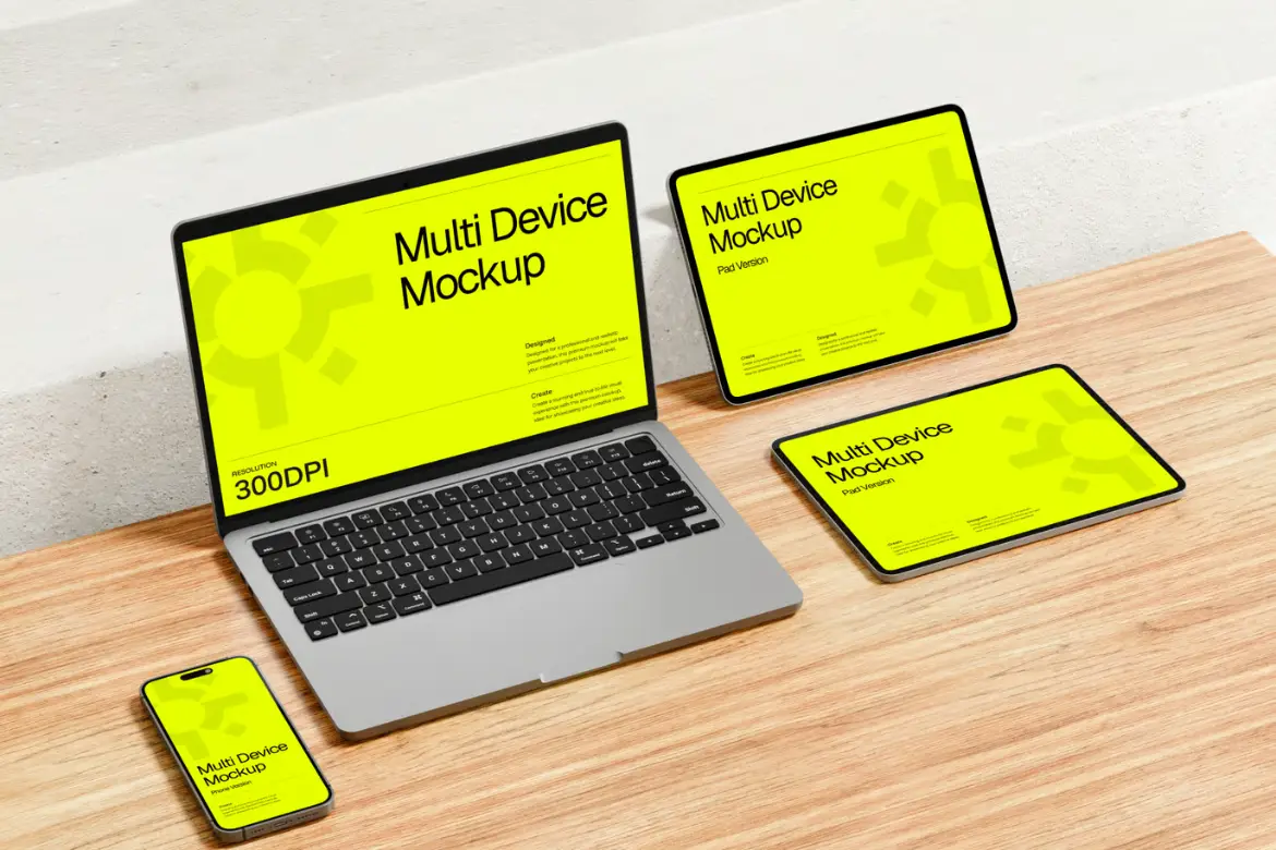 多设备展示样机PSD模板