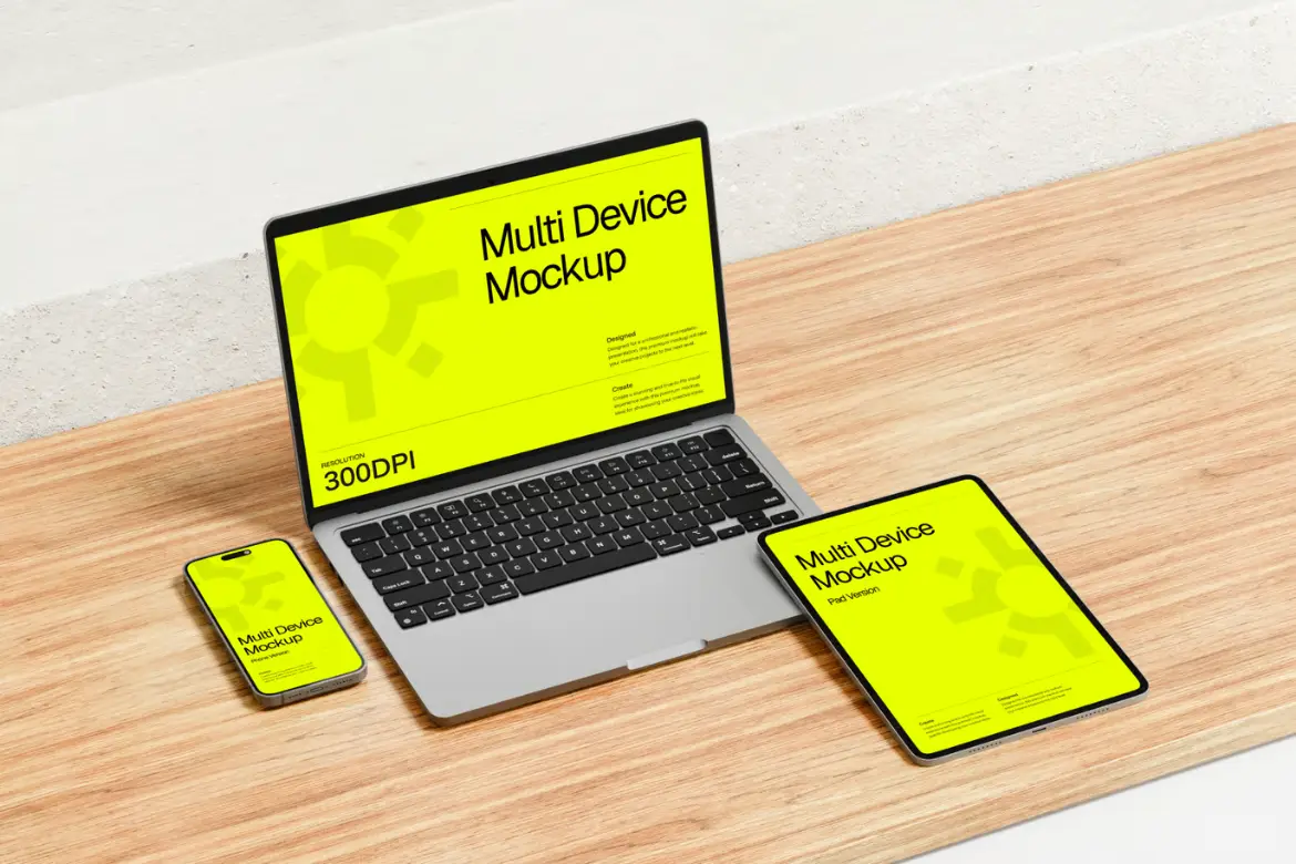 多设备展示样机PSD模板