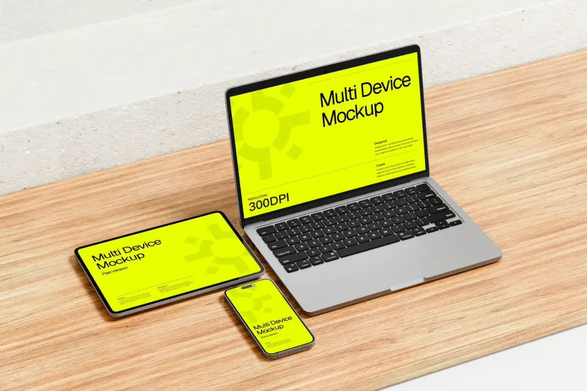 多设备展示样机PSD模板