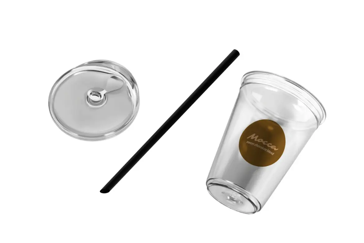 塑料杯饮料杯样机PSD模板