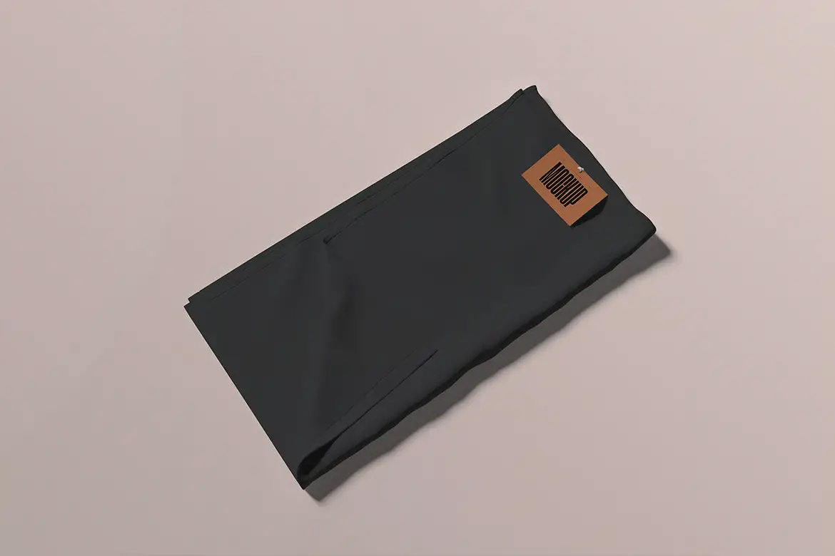 毛巾刺绣印花样机PSD模板 Towel Mockup