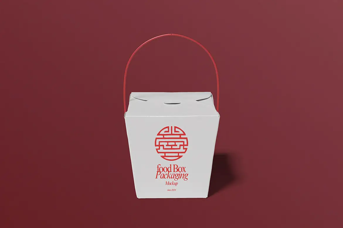 食品包装盒样机PSD模板 Food Box Mockup