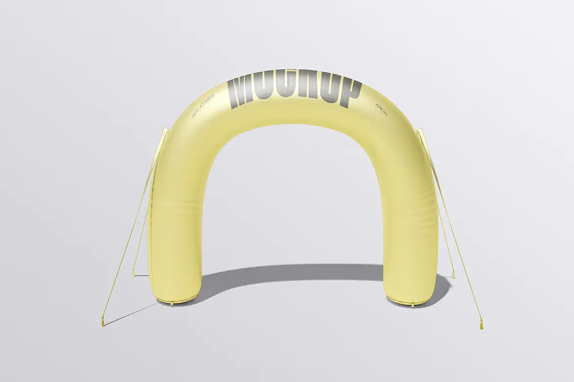 充气拱门入口样机PSD模板 Inflatable Entrance Arch Mockup
