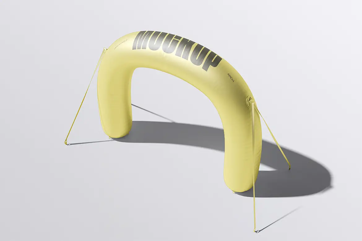 充气拱门入口样机PSD模板 Inflatable Entrance Arch Mockup