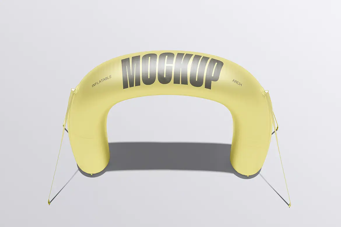 充气拱门入口样机PSD模板 Inflatable Entrance Arch Mockup