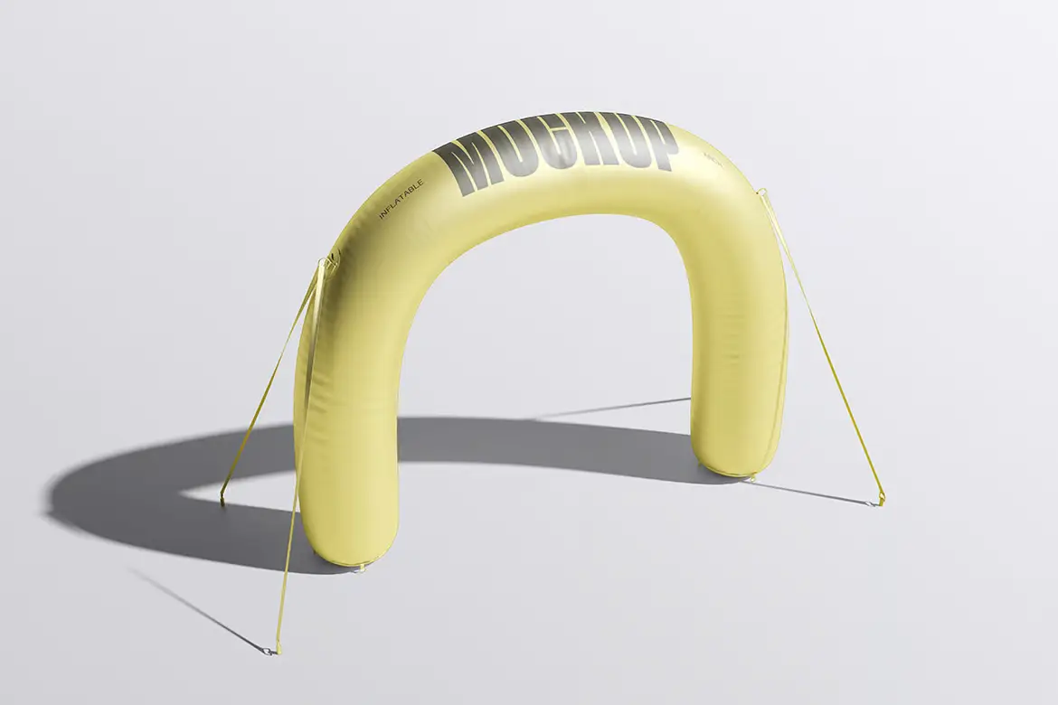 充气拱门入口样机PSD模板 Inflatable Entrance Arch Mockup