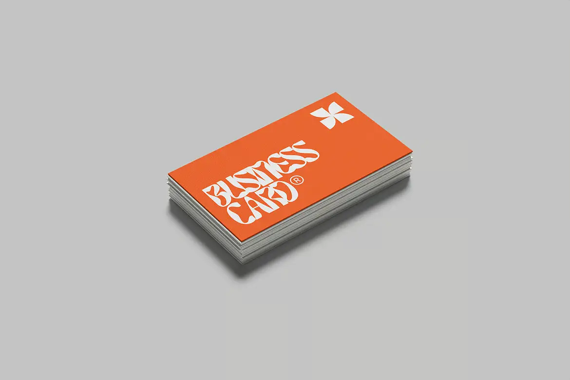 品牌名片样机PSD模板 Business Card Mockup for Branding