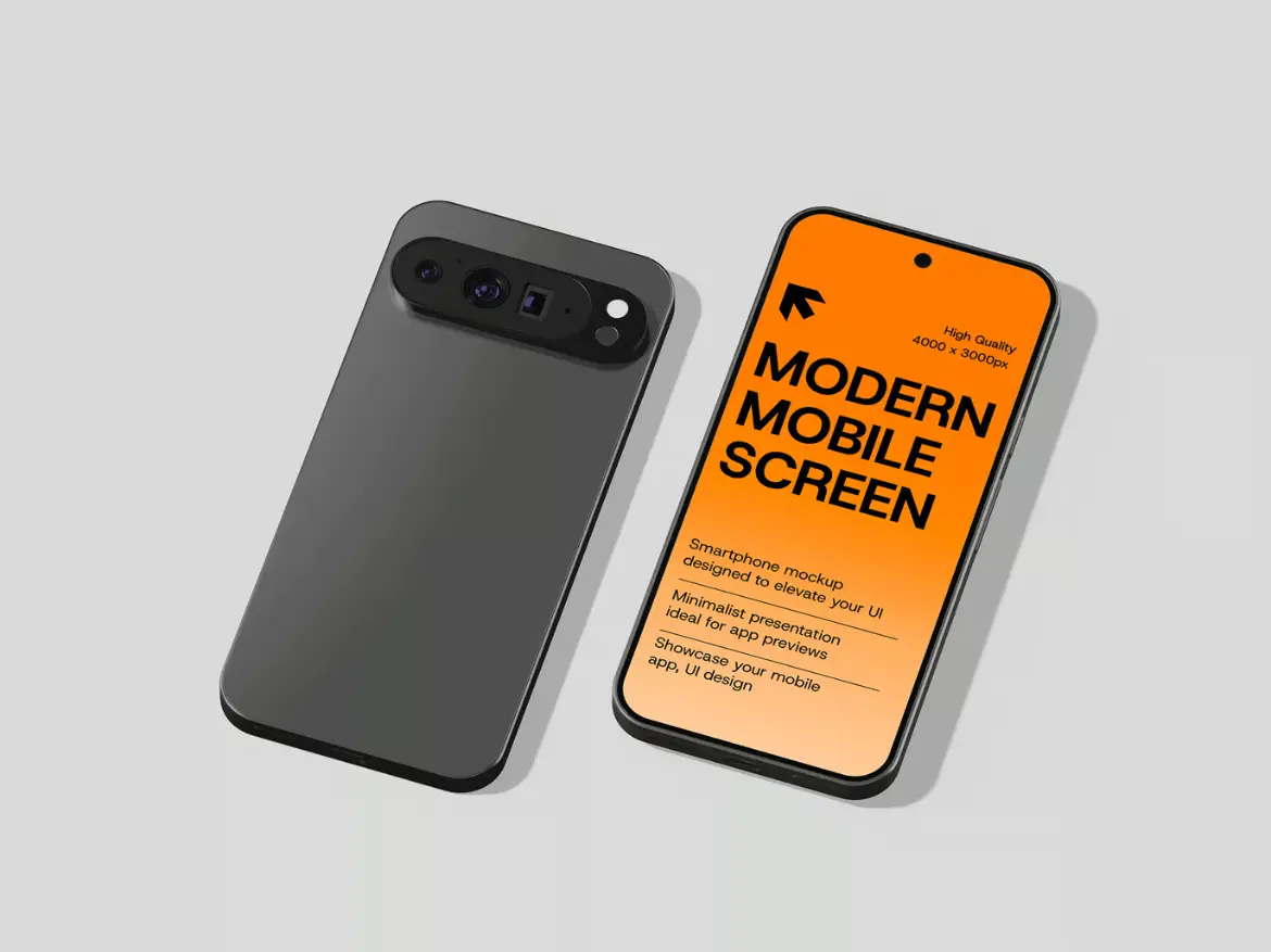 智能手机UI界面样机PSD模板 Smartphone Mockup