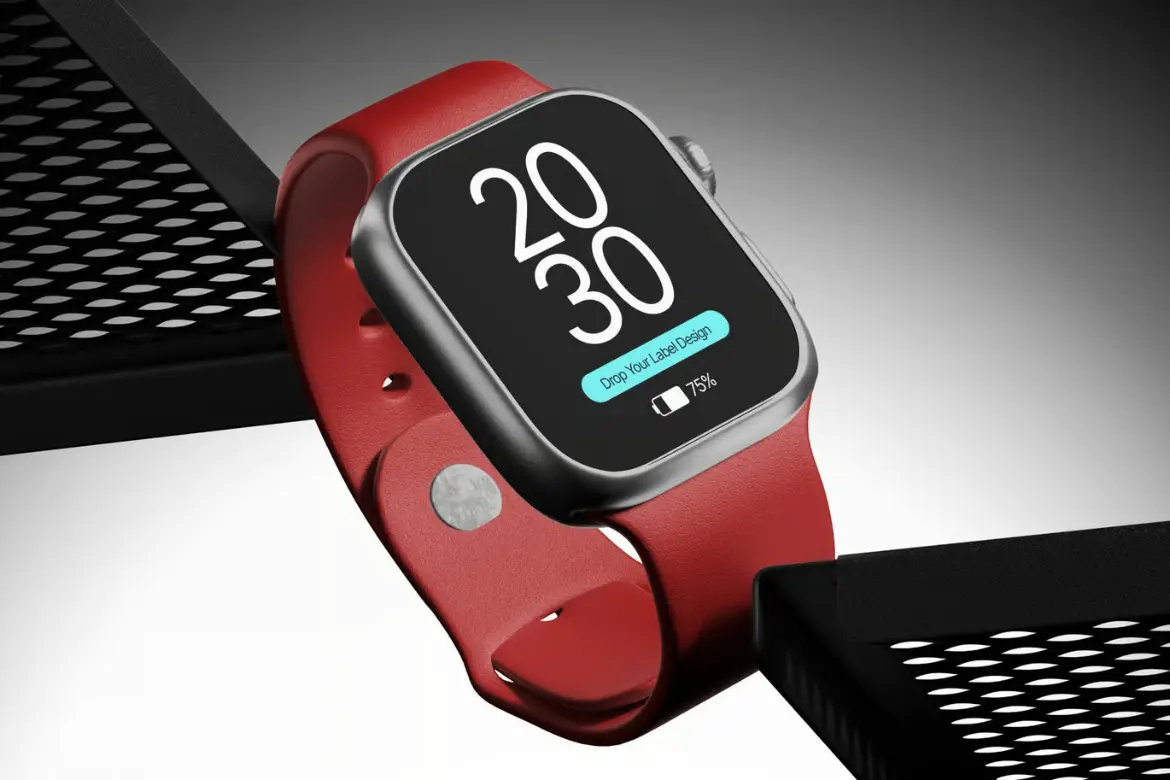 智能手表样机PSD模板 Smart Watch Mockup