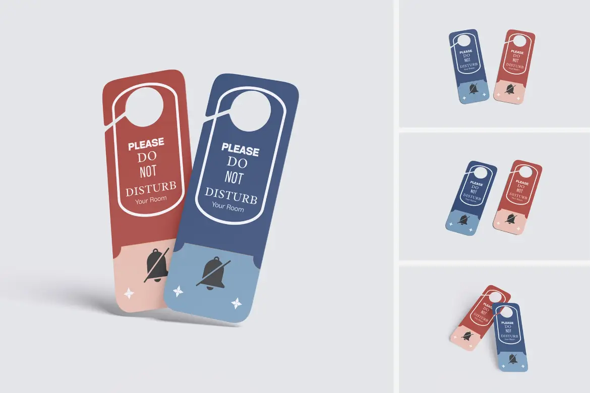 门挂样机PSD模板 Door Hanger Mockup