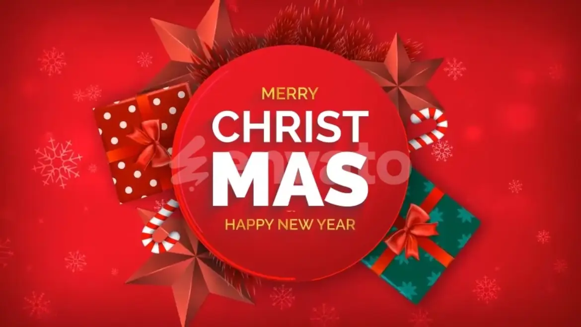 圣诞节AE片头模板 Christmas