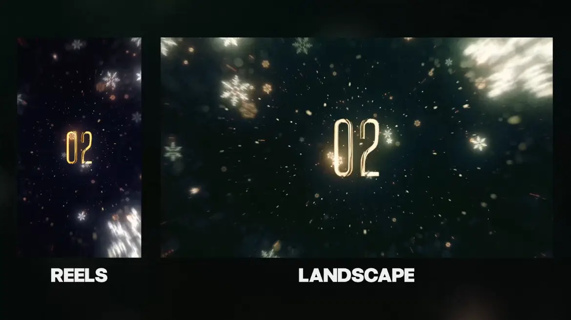 2026新年跨年倒计时AE模板 New Year Countdown 2026