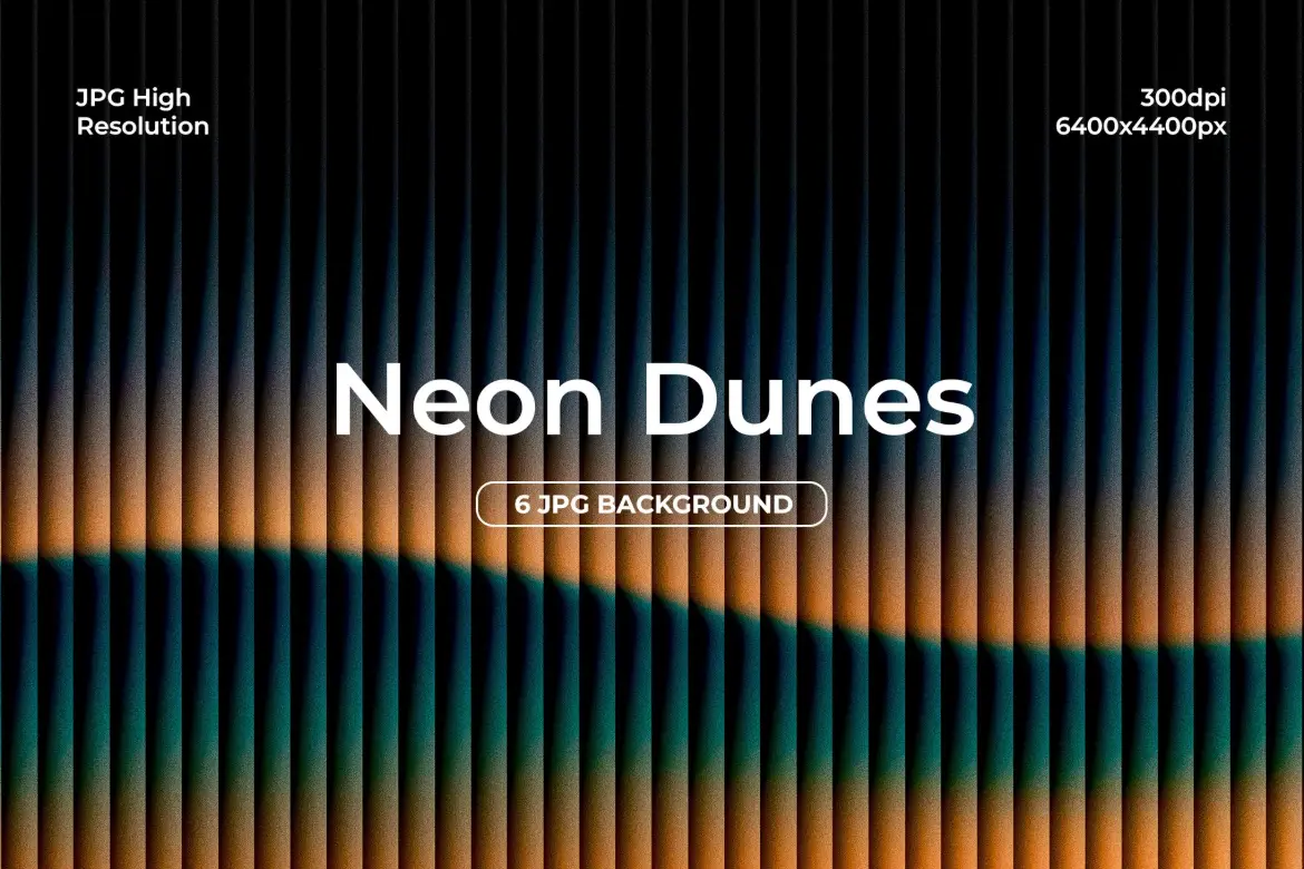 6款霓虹沙丘光效背景图