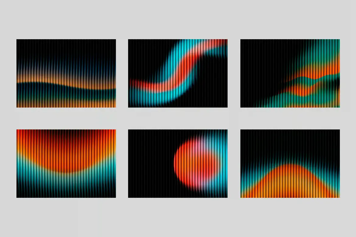 6款霓虹沙丘光效背景图