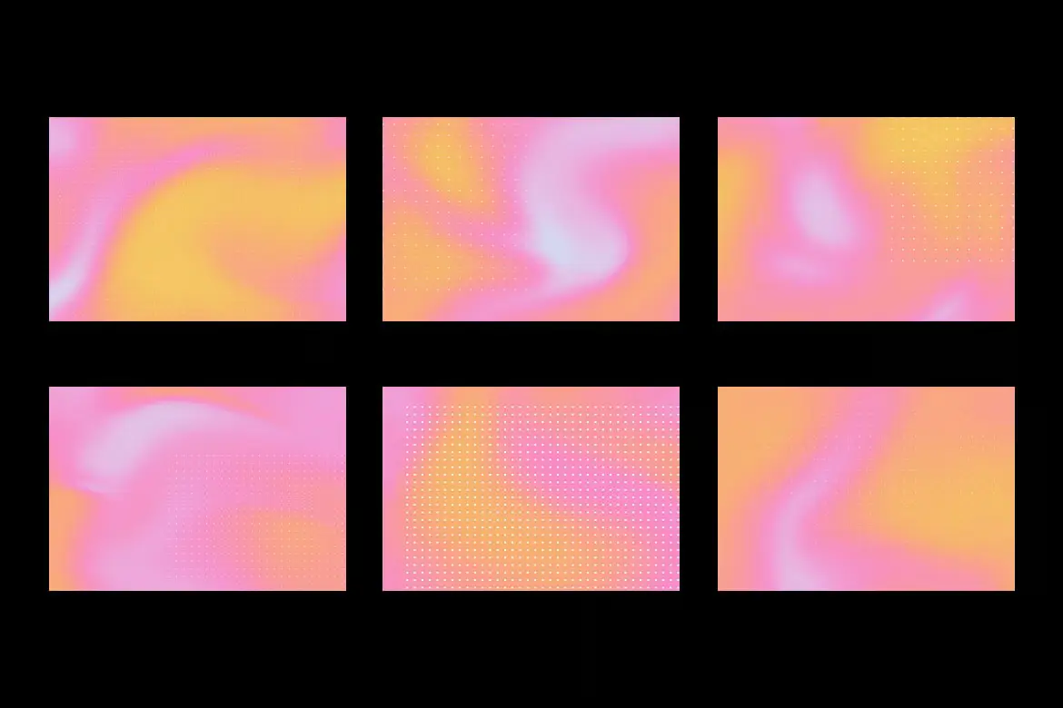 6款日落橘粉柔和渐变背景图