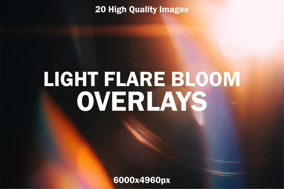 20款光晕泛光覆盖层JPG素材包