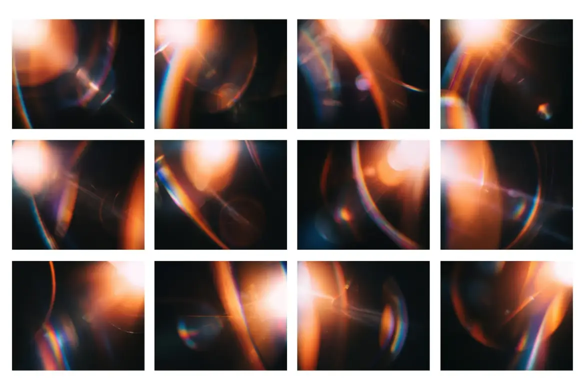 20款光晕泛光覆盖层JPG素材包