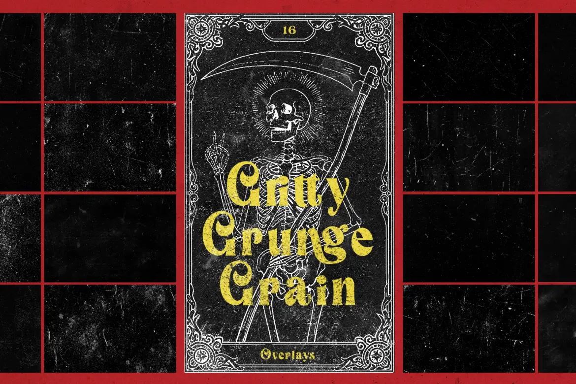 16款垃圾摇滚做旧噪音纹理