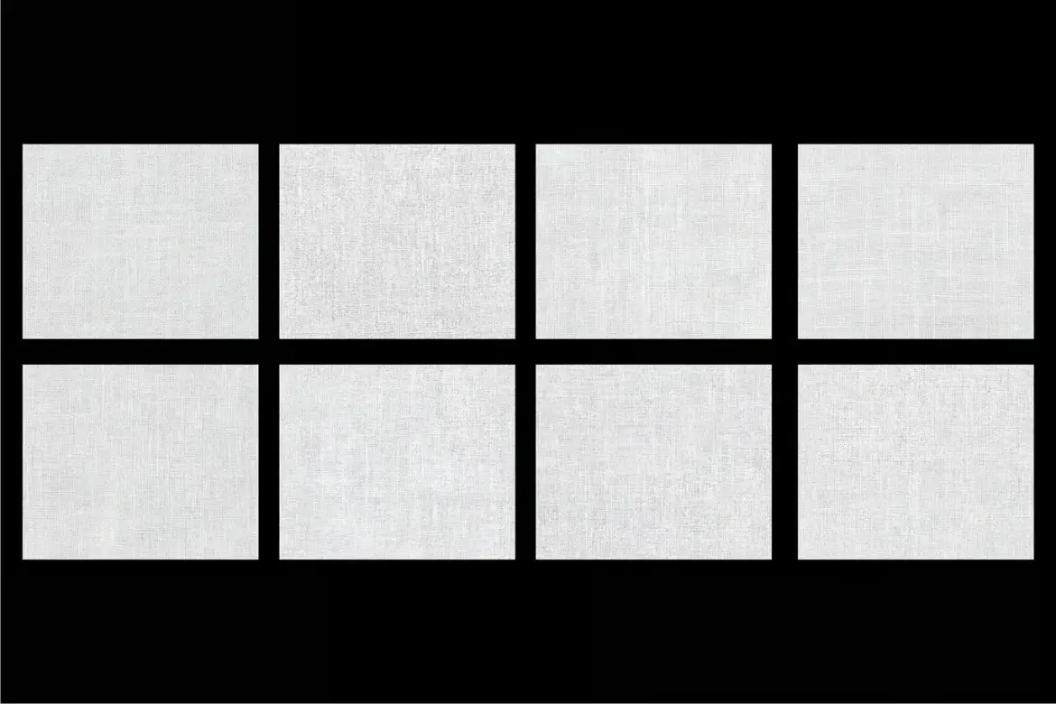 20款白色亚麻面料纹理