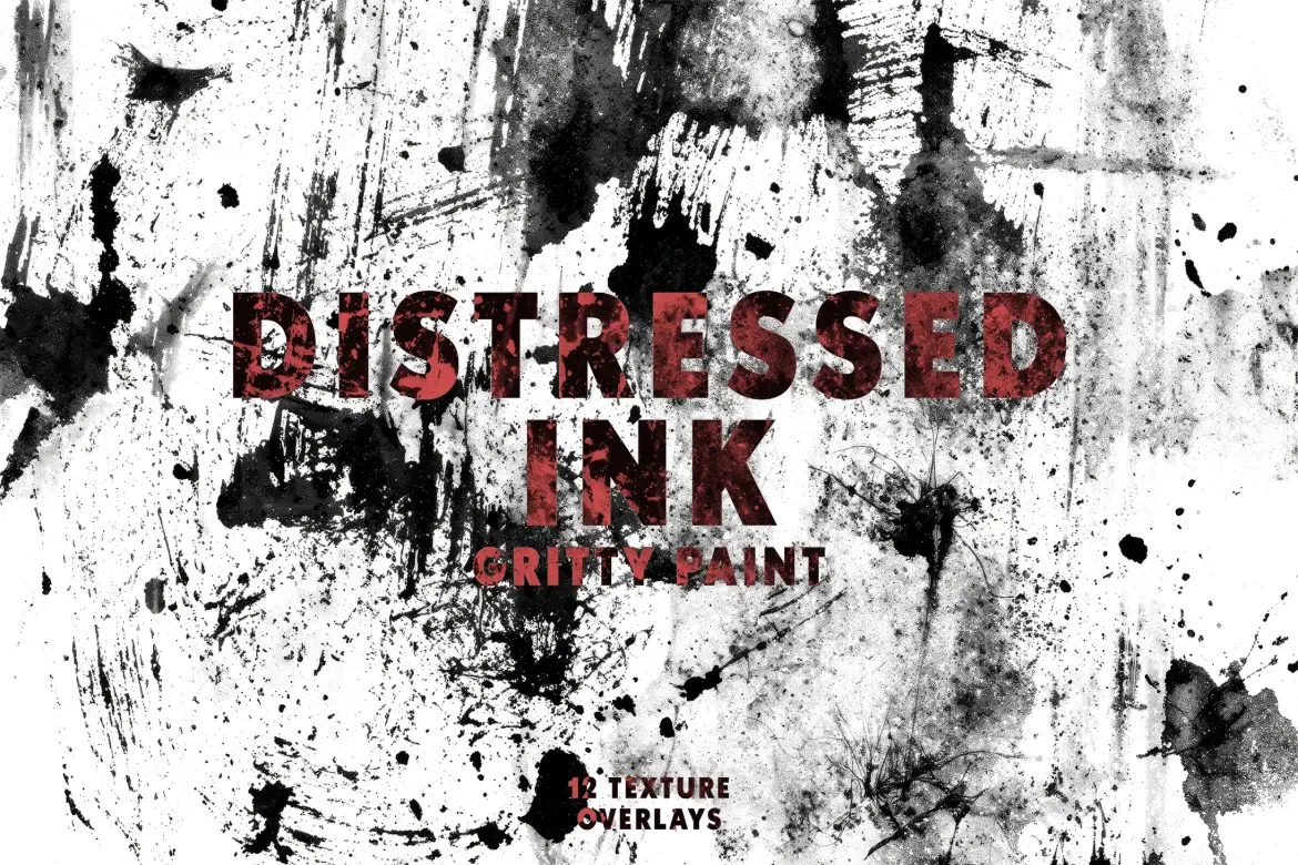 12款做旧墨水污渍纹理