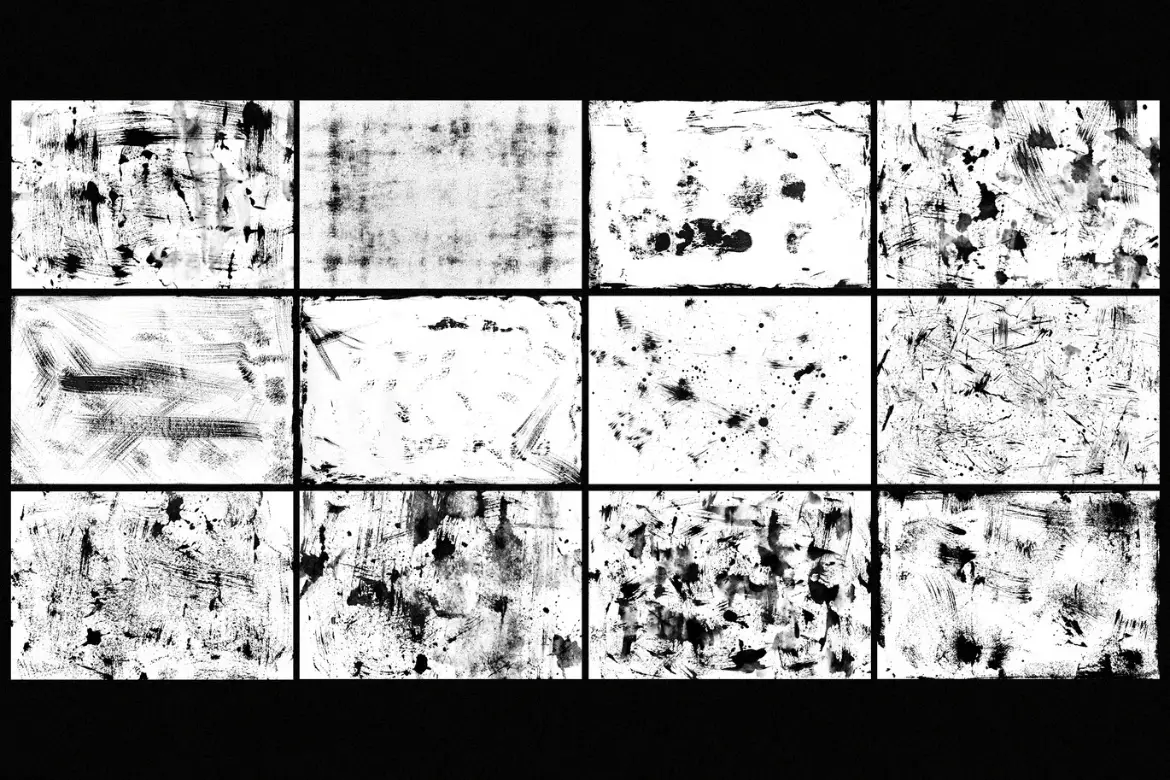 12款做旧墨水污渍纹理