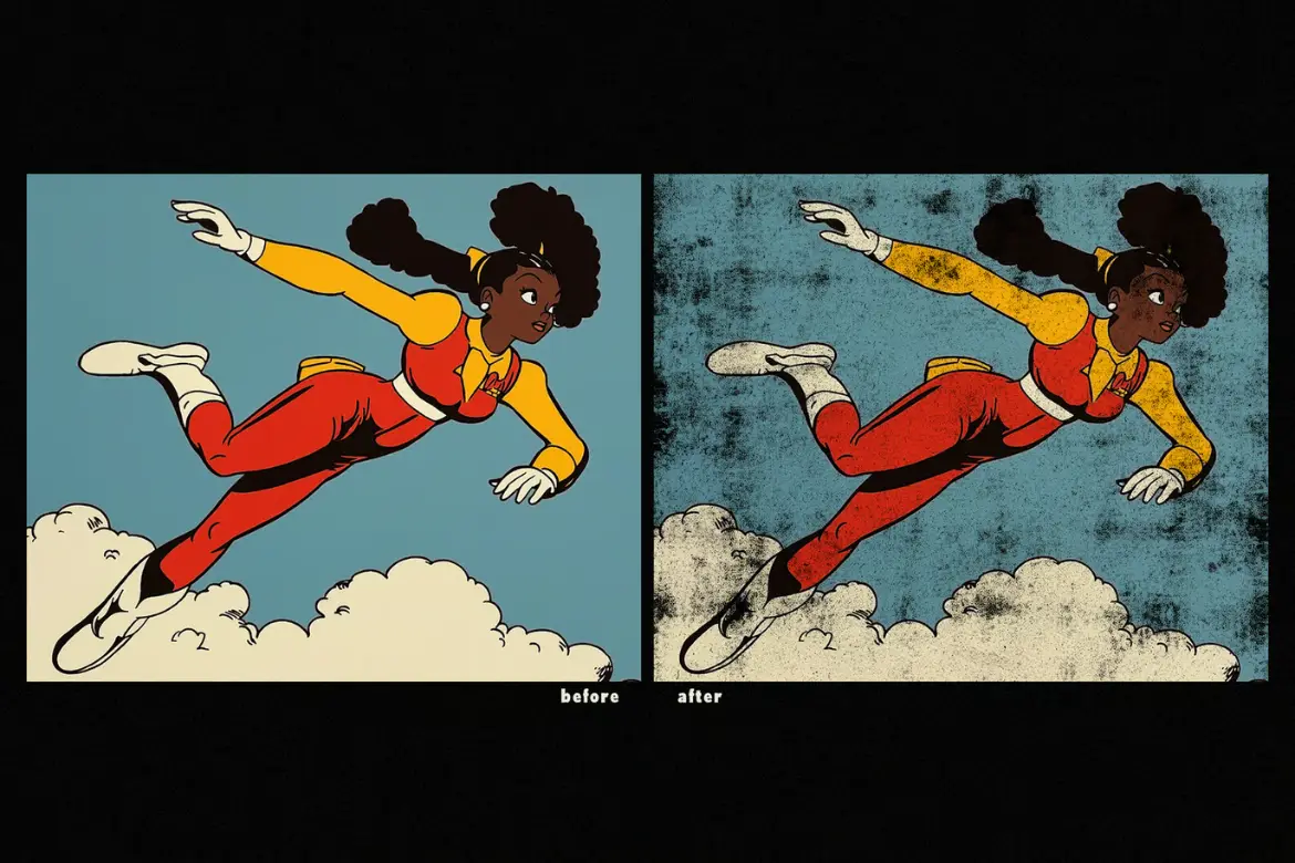 12款做旧墨水污渍纹理