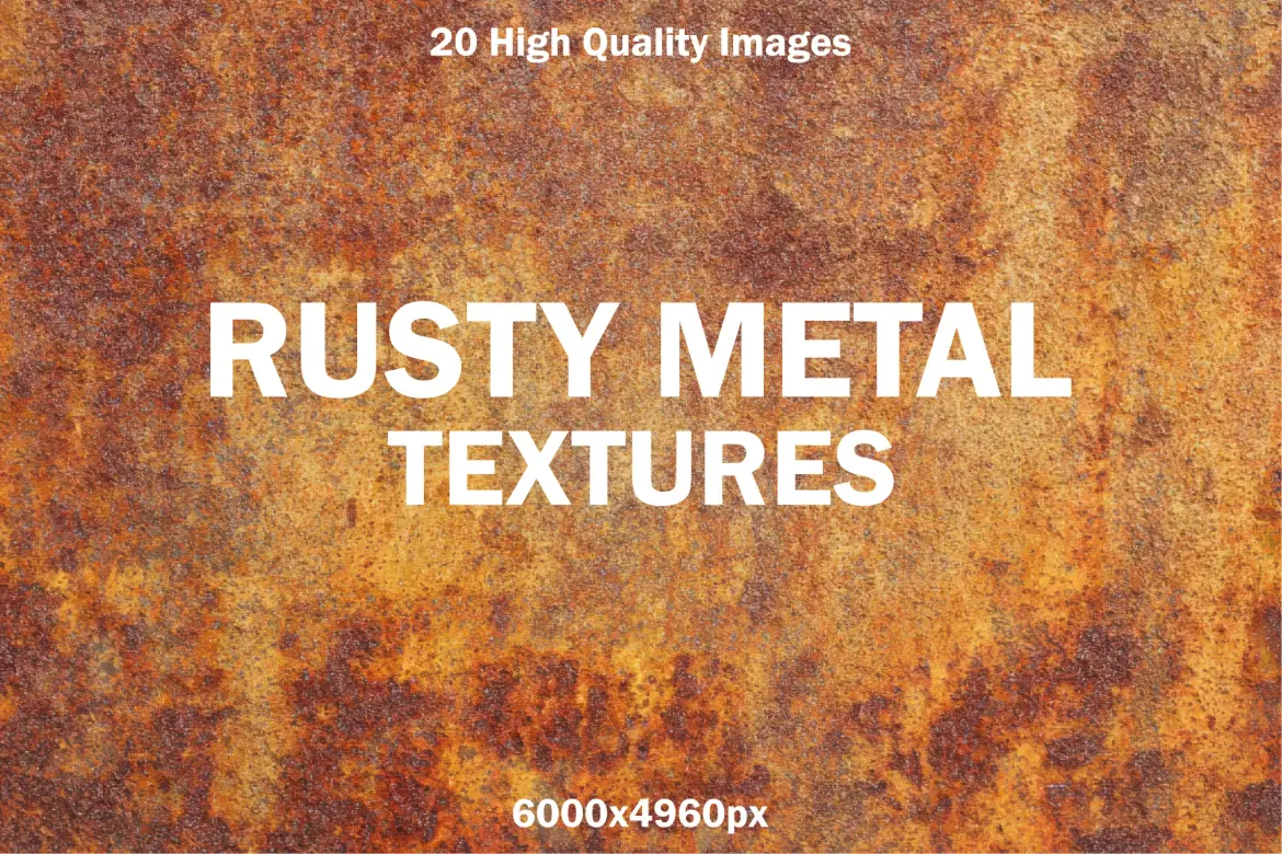 20款锈色金属纹理高清JPG素材