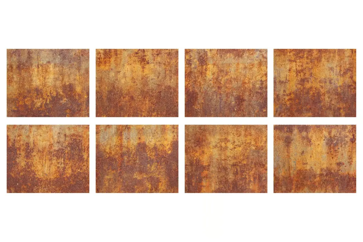 %title插图%num 20款锈色金属纹理高清JPG素材