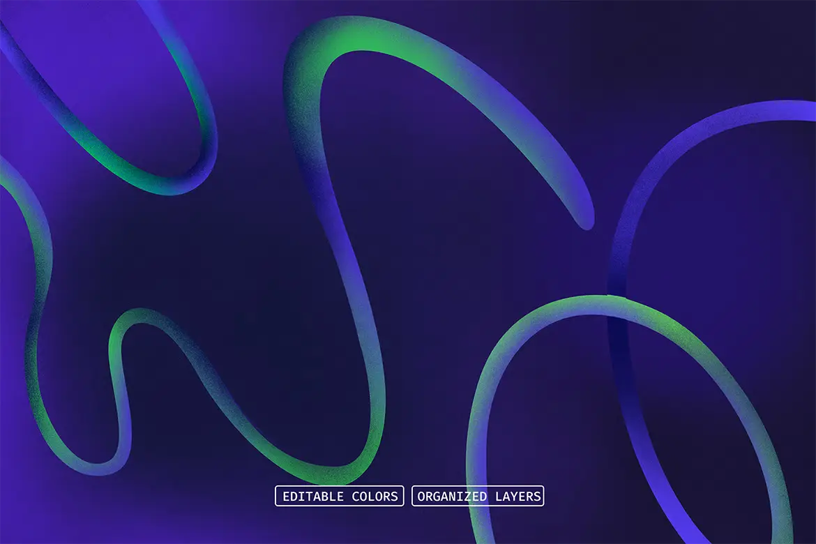 鲜艳抽象形状背景