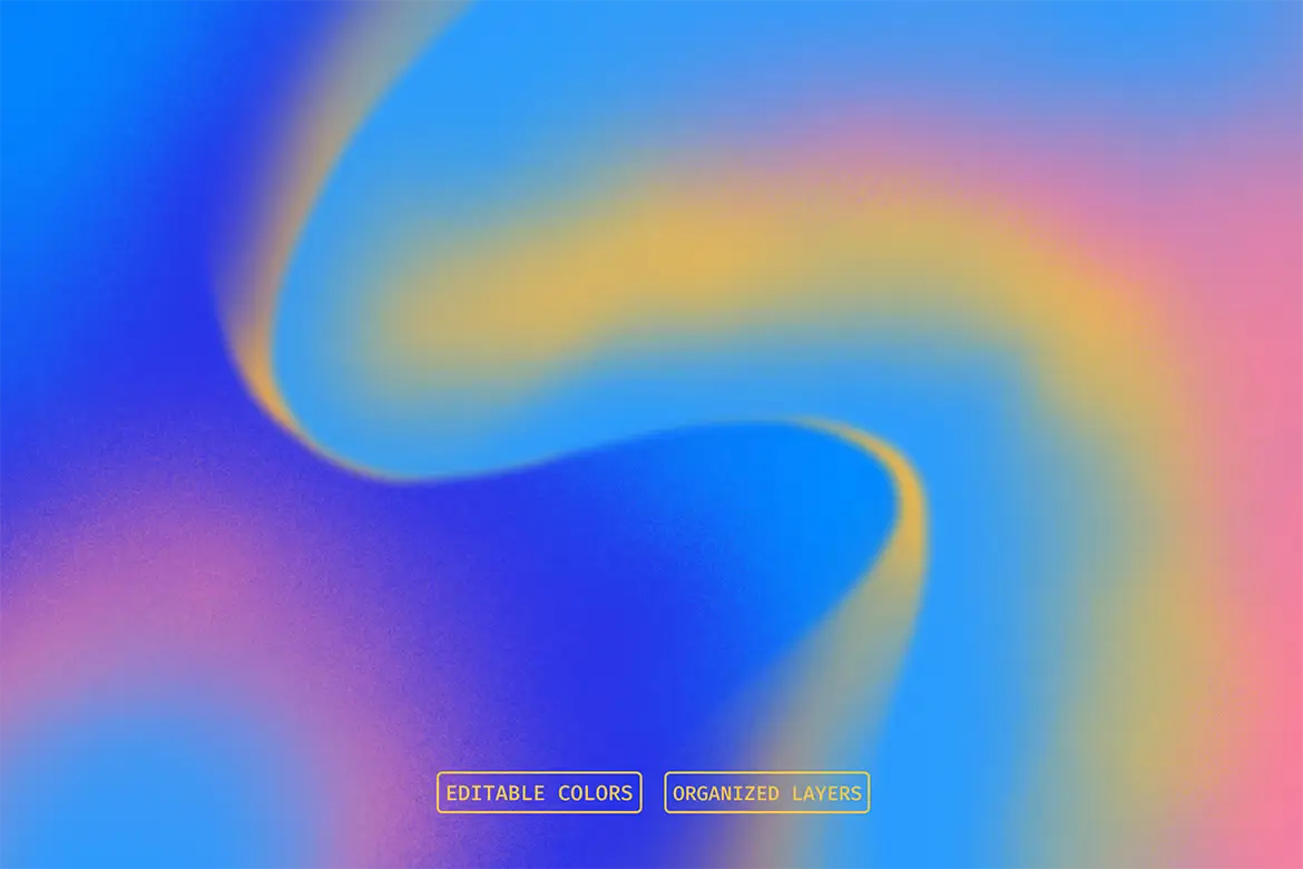 发光熔岩流抽象背景