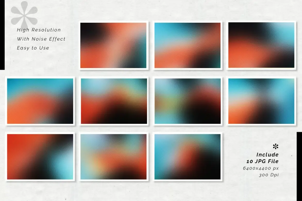 10款现代渐变纹理背景图JPG高清